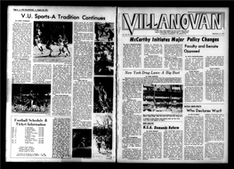 V.U. Sports-A Tradition Contiinues