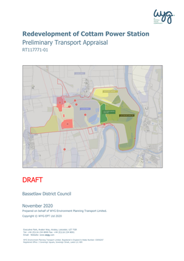 Cottam Power Station Preliminary Transport Appraisal RT117771-01