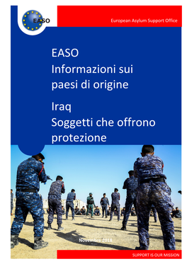 EASO Informazioni Sui Paesi Di Origine Iraq Soggetti Che Offrono Protezione