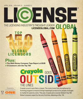 Top 150 Global Licensors Report for the Very First Time, Debuting at No