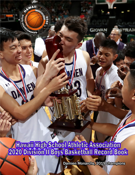 2020 HHSAA Division II Boys Basketball Record Book