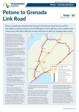 Petone to Grenada Link Road