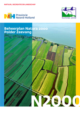 Beheerplan Natura 2000 Polder Zeevang