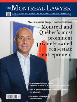 Montreal and Québec's Most Prominent Privately-Owned Real