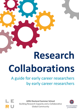 A Guide for Early Career Researchers by Early Career Researchers