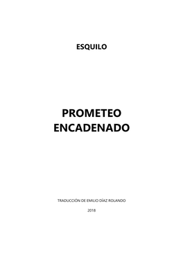 Prometeo Encadenado