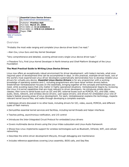Essential Linux Device Drivers.Pdf