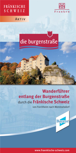 Wanderführer Entlang Der Burgenstraße Durch Die Fränkische Schweiz Von Forchheim Nach Memmelsdorf