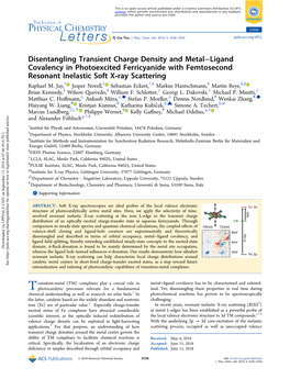 Disentangling Transient Charge Density and Metal–Ligand Covalency in Photoexcited Ferricyanide with Femtosecond Resonant Inela