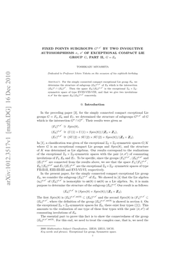 Fixed Points Subgroups $ G^{\Sigma,\Sigma'} $ by Two