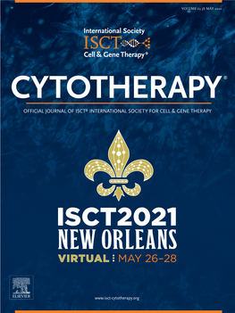 ISCT Cell &amp; Gene Therapy, Vol.23, Suppl.5, May 2021