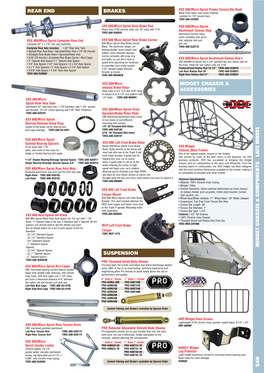 Midget Chassis & Accessories Brakes Suspension Rear