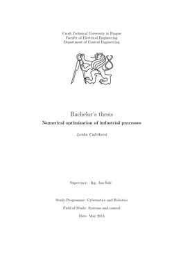 Numerical Optimization of Industrial Processes