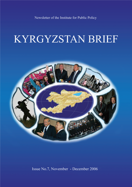 Kyrgyzstan Brief No 7
