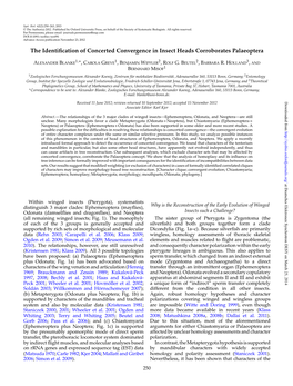 The Identification of Concerted Convergence in Insect