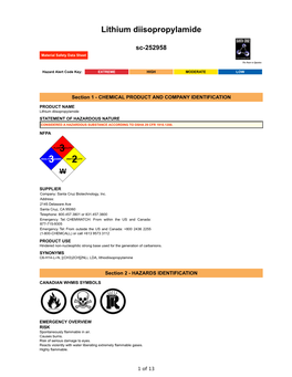 Lithium Diisopropylamide