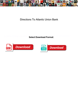 Directions to Atlantic Union Bank