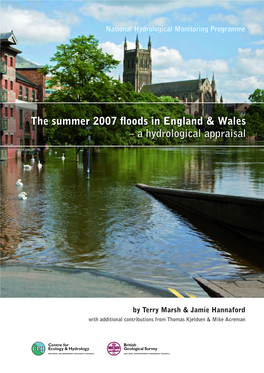 The Summer 2007 Floods in England & Wales – a Hydrological Appraisal