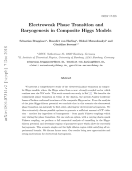 Electroweak Phase Transition and Baryogenesis in Composite Higgs Models