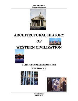 Architectural History of Western Civilization