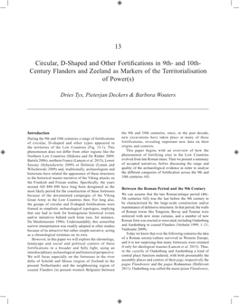 And 10Th- Century Flanders and Zeeland As Markers of the Territorialisation of Power(S)