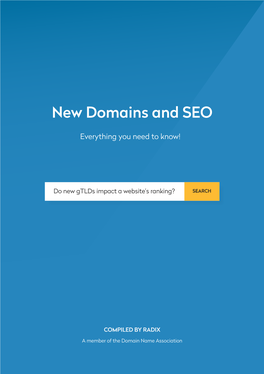 New Domains and SEO