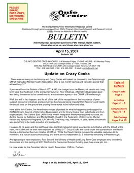 Bulletin 23 April 9