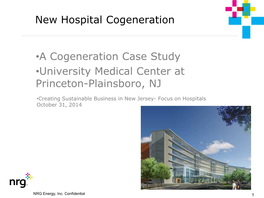 New Hospital Cogeneration