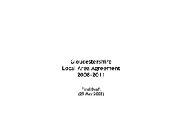 Gloucestershire Local Area Agreement 2008-2011