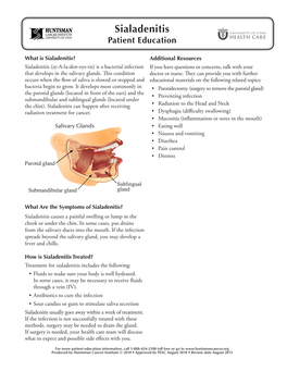 Sialadenitis Symptoms and Treatment