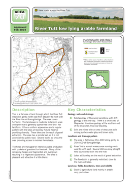 Area 70 River Tutt Low Lying Arable Farmland