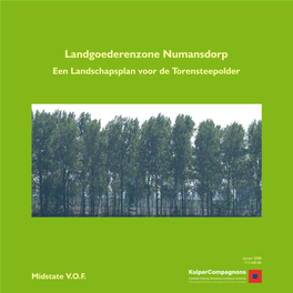 Landgoederenzone Numansdorp Een Landschapsplan Voor De Torensteepolder