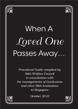 Loved One Passes Away…