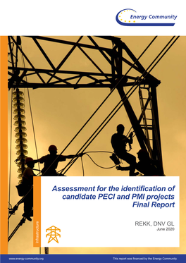 Assessment for the Identification of Candidate PECI and PMI Projects Final Report