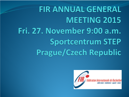 2015 AGM Powerpoint