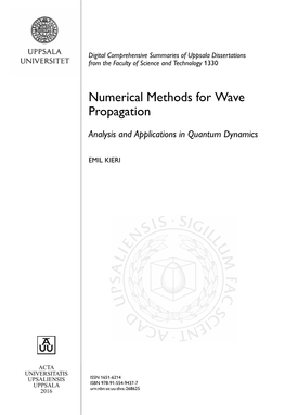 Numerical Methods for Wave Propagation