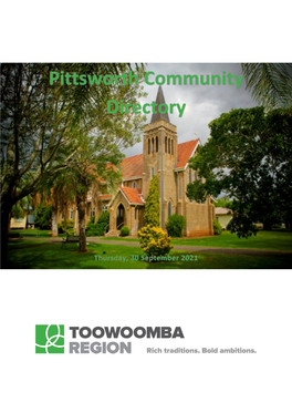 Pittsworth Community Directory