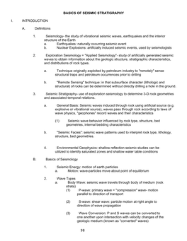 The Study of Vibrational Seismic Waves, Earthquakes and the Interior Structure of the Earth A