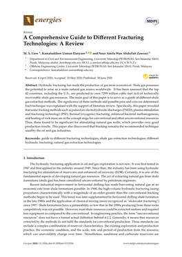 A Comprehensive Guide to Different Fracturing Technologies: a Review