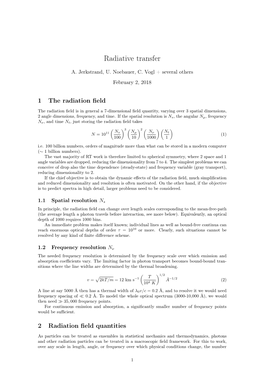 Radiative Transfer