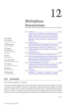 Multiphase Flow Handbook in the Liquid Static Pressure
