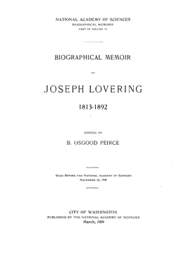 Joseph Lovering