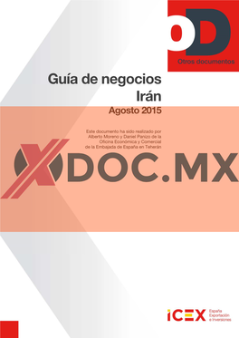 Guía De Negocios Irán Agosto 2015