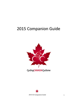 2015 Companion Guide