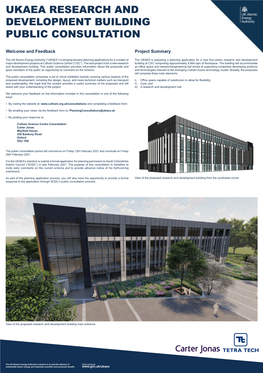 Ukaea Research and Development Building Public Consultation