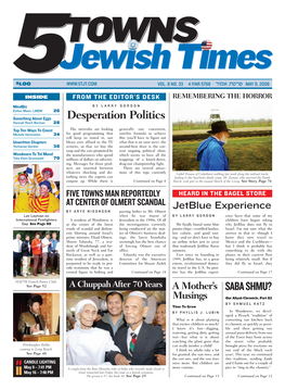 The 5 TOWNS JEWISH TIMES May 9, 2008 47