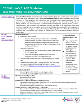 CLASP Guidelines