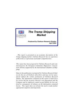 The Tramp Shipping Market