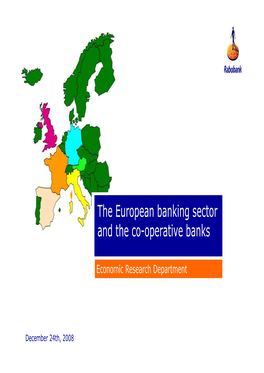 The European Banking Sector and the Co-Operative Banks