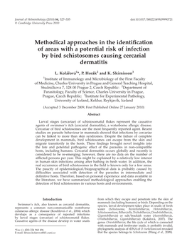 Methodical Approaches in the Identification of Areas With